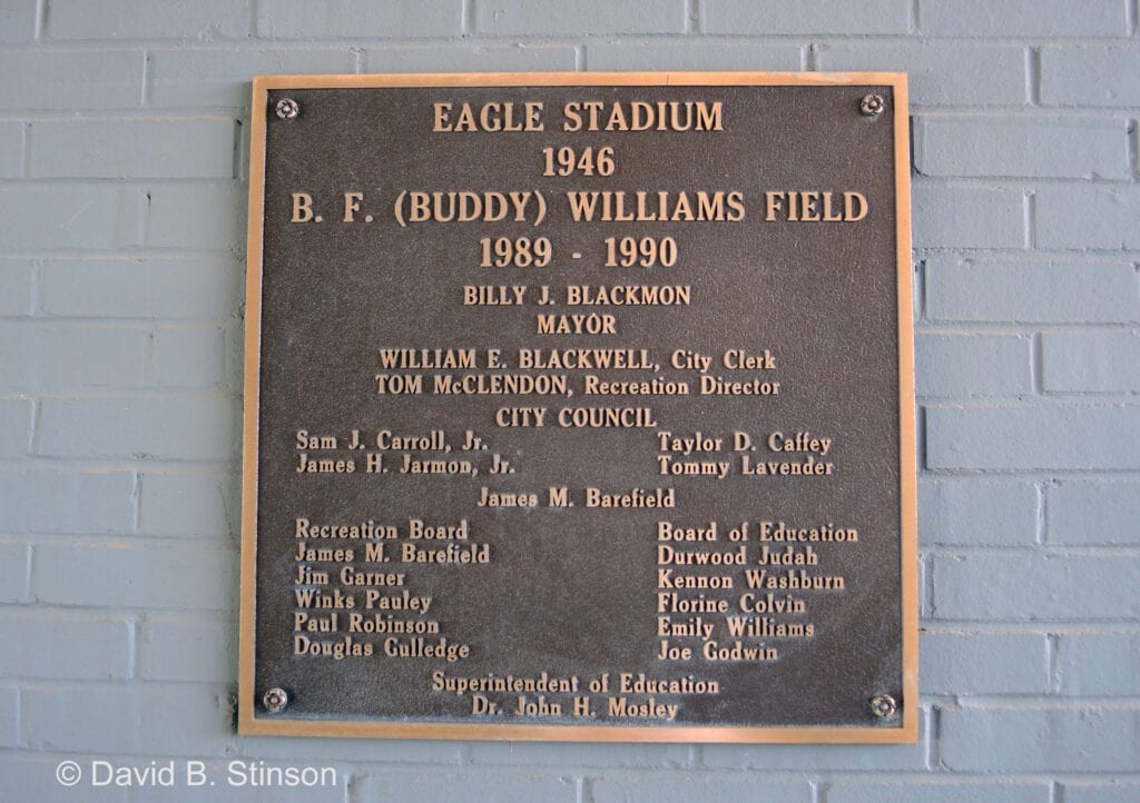 Eagle Stadium courtesy signage