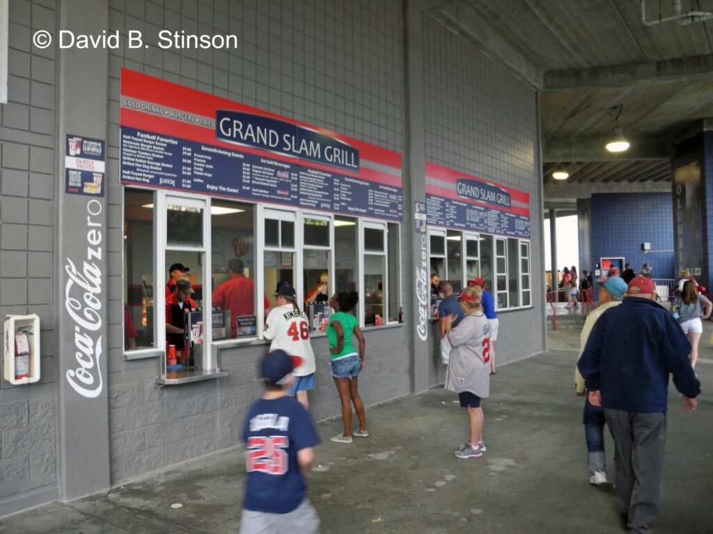 The Grand Slam Grill booth