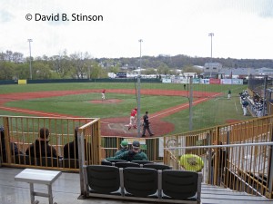 A view of the field of the Kelly Automotive Ballpark