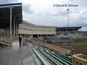 A view of the grandstand at Kelly Automotive Park
