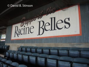 The Racine Belles signage
