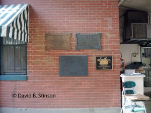 Plaques honoring history of Bosse Field