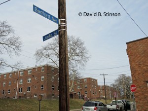 A street sign near Gus Greenlee's Field