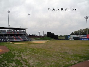 The Knights Stadium field and grandstand