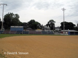 First base of the Henninger Field