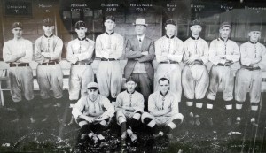 The 1914 Chambersburg Maroons With Manager Clay Henninger