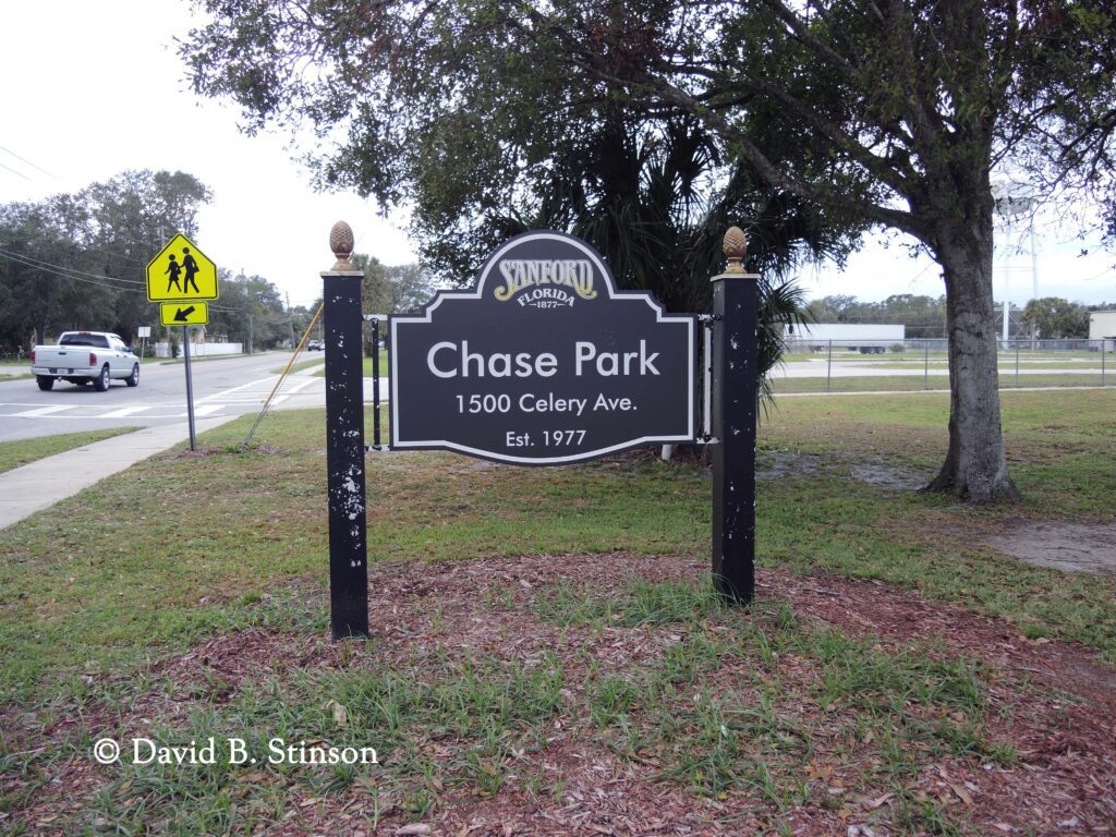 Chase Park signage