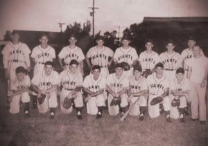 A baseball team group image