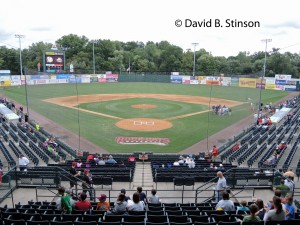 The New Britain Stadium field