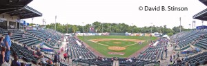 A panoramic view of the New Britain Stadium