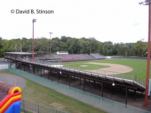 The view of Beehive Stadium from New Britain Stadium