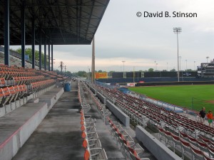 The Ned Skeldon Stadium view of the bleachers