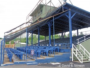 The Damaschke Field blue grandstand