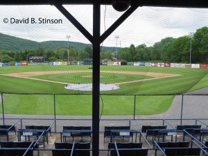 A view of the Damaschke Field from the bleachers