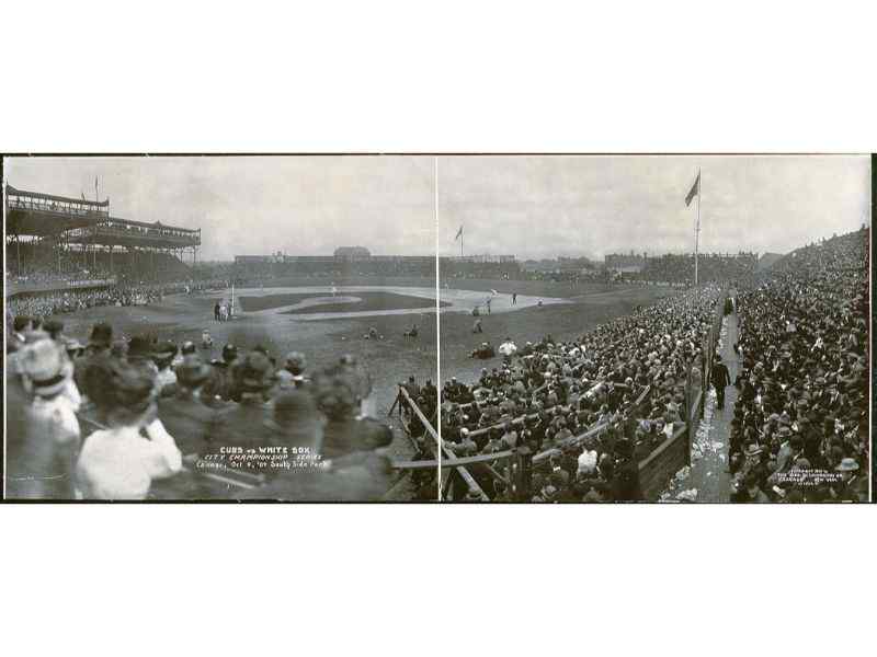 An old image of the Cubs vs. White Sox