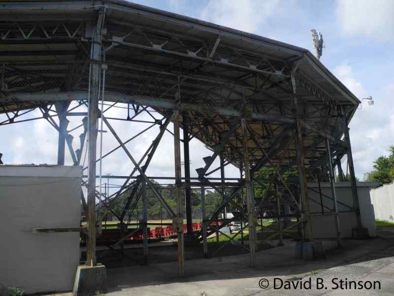 An old grandstand at College Park