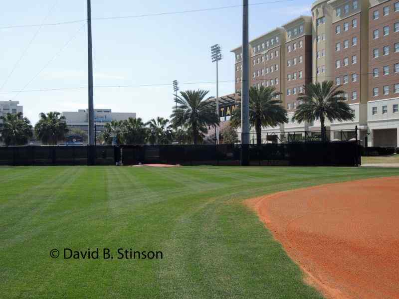 The Baseball Field of University of Tampa 