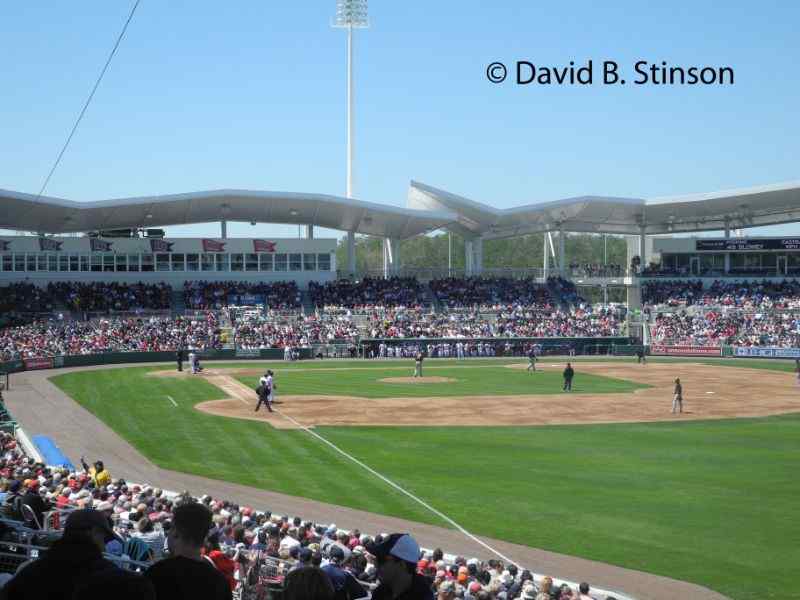 Jet Blue Stadium hosting a game