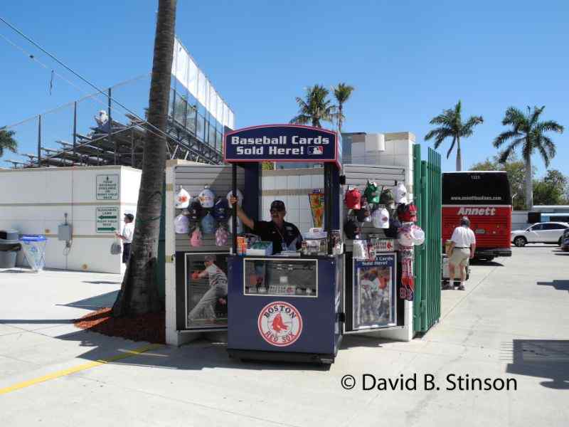 A souvenir stand in the City of Palms Park