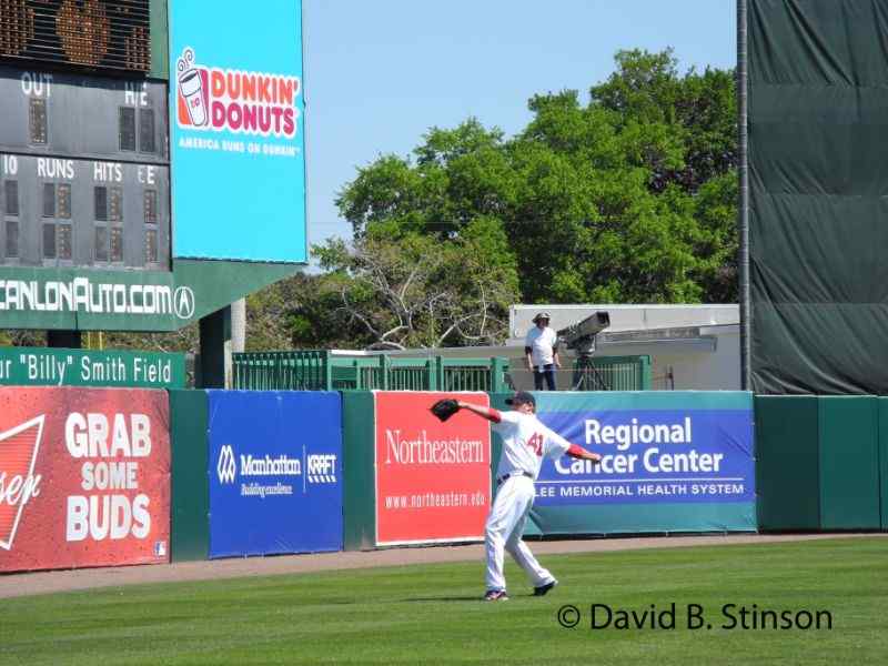 First to Center at JetBlue Park -- Ft. Myers, FL, March 16…