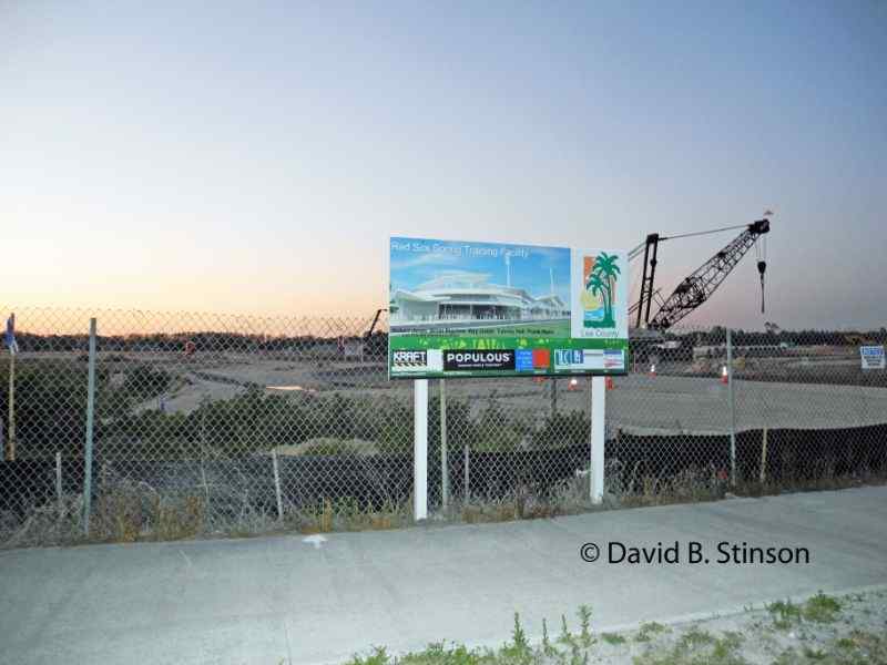 The Jet Blue Stadium construction site