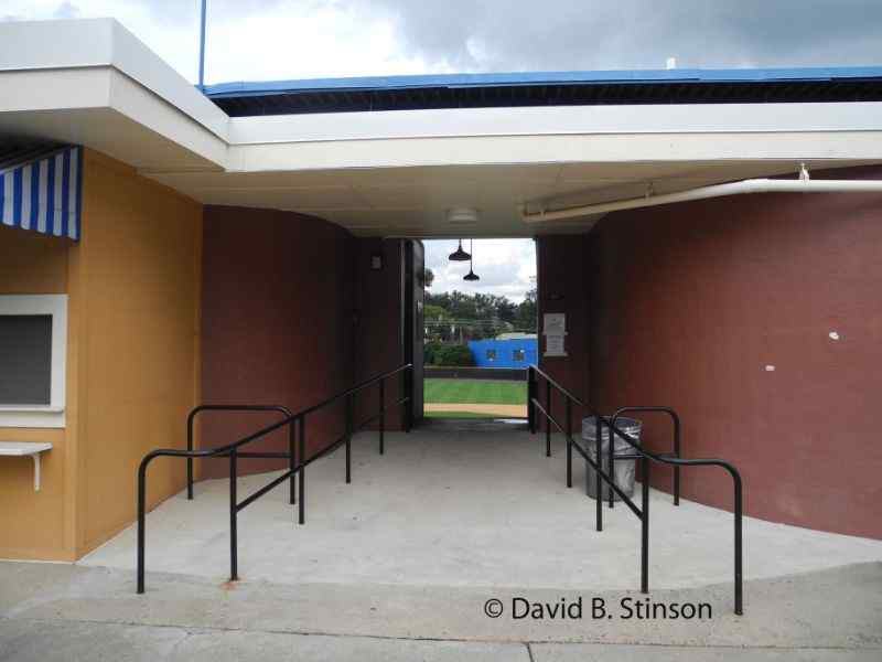 The entrance to the Durham Athletic Park