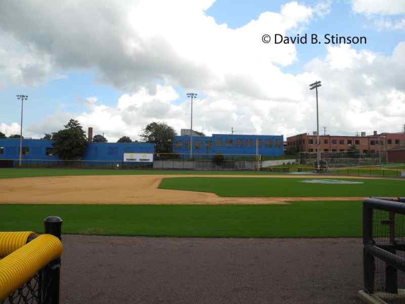 A view of the Durham Athletic Park field