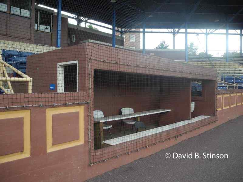 The Durham Athletic Park press box
