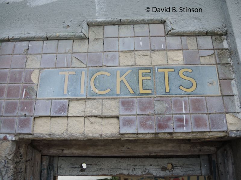 Hinchliffe Stadium ticket sign