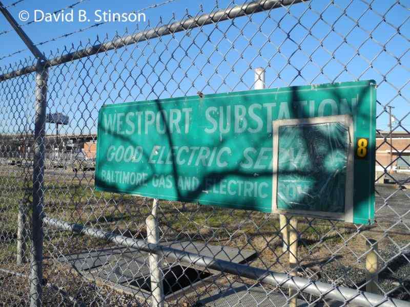 The Westport Substation sign