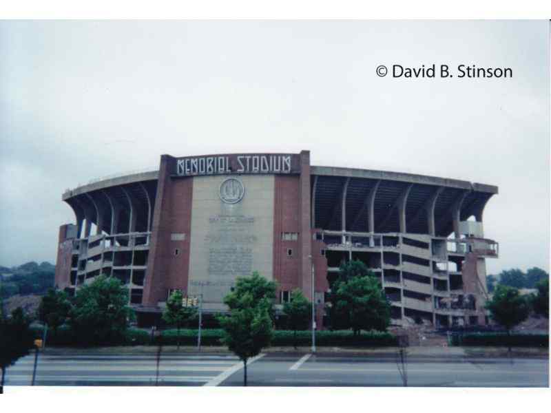 A rundown Memorial Stadium