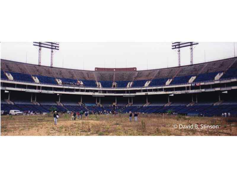 The barren fields of Memorial Stadium