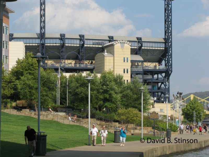 The PNC Park at the distance