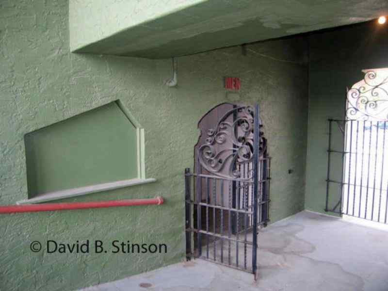 The inside of the front entrance at Henley Field