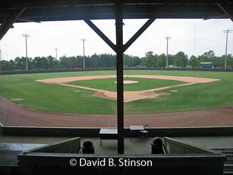 A view of the playing field at Henley Field