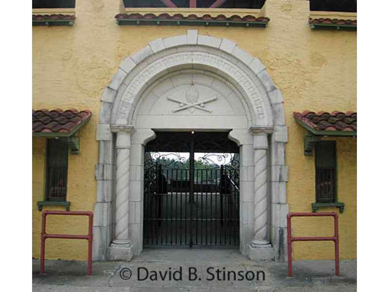 The front entrance gate of Henley Field