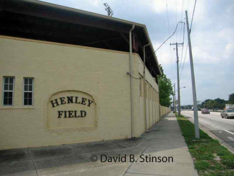The exterior walls of Henley Field