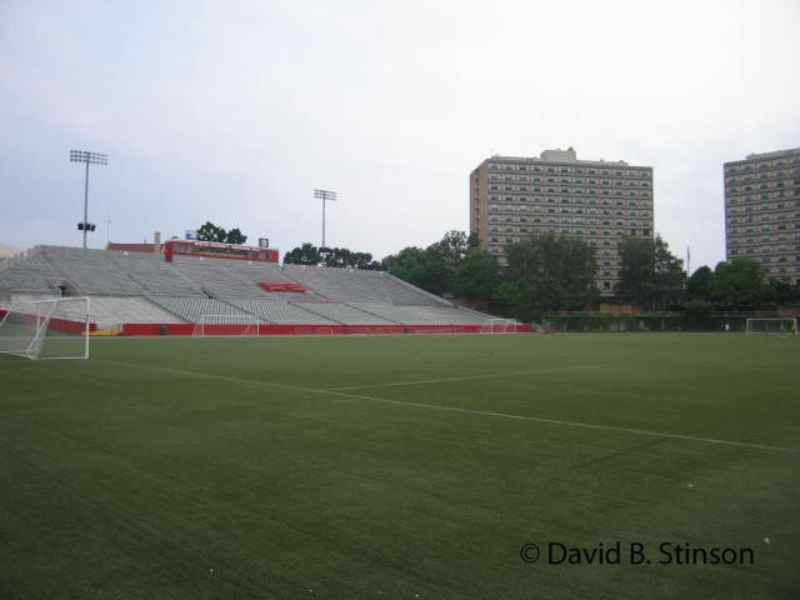 Boston University on X: 103 years ago on this date, Braves Field opened as  the home ballpark to the Boston Braves. Today, parts of the field are  survived as Nickerson Field.  /