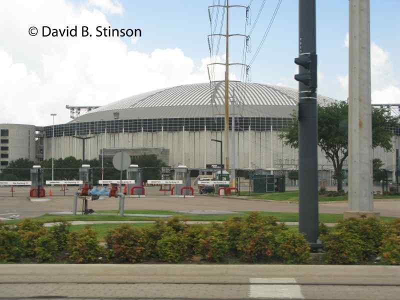 The entrance to the Reliant Astrodome