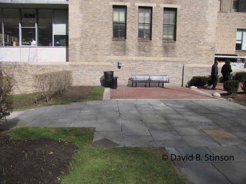 Former American League Park third base at the Presbyterian Building