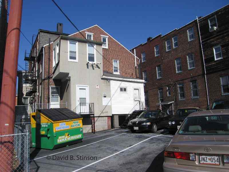 The back side of 321 East 25th Street