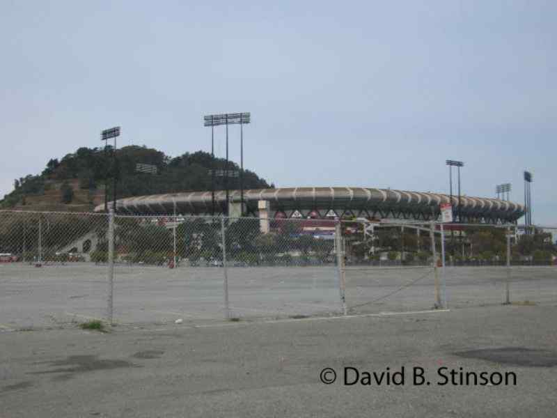 Monster Park stadium entrance and building