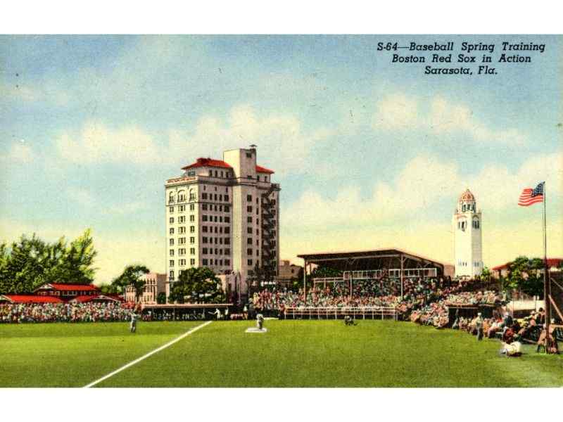 A post card on spring training for baseball