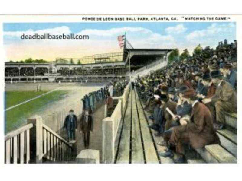 A Ponce De Leon Base Ball Park postcard