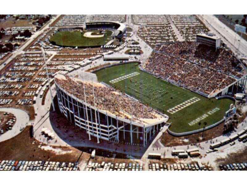 The Tampa Stadium in an Al Lopez Field Postcard