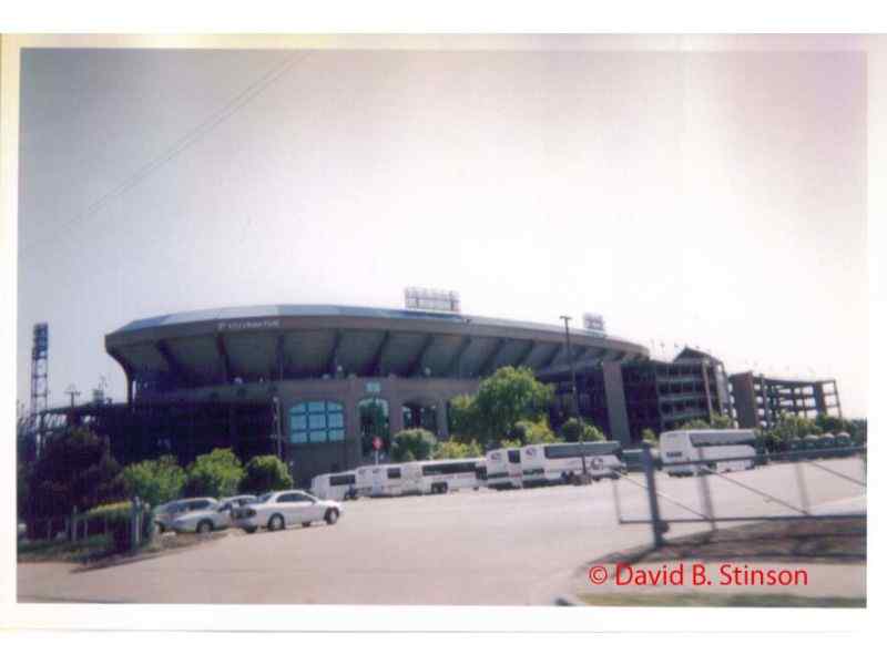 The old Comiskey Park turned parking lot