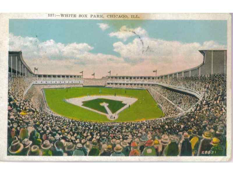 The White Sox Park postcard
