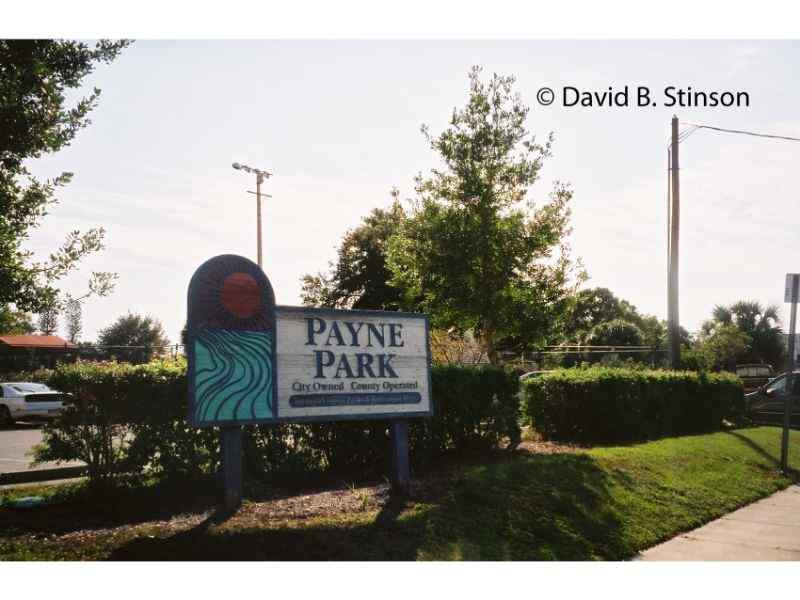 Payne Park signage