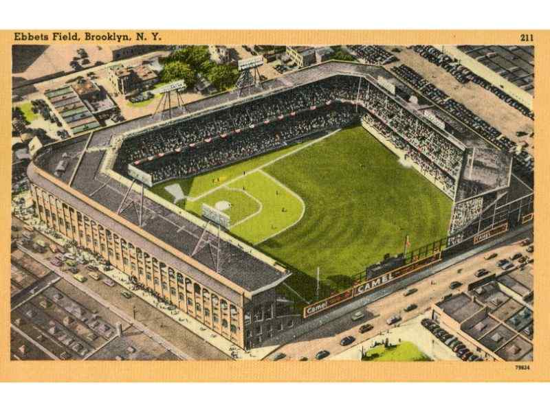 The Ebbets Field postcard