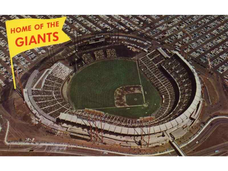 A colored aerial view of a stadium